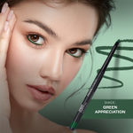 Buy FACES CANADA Magneteyes Color Kajal - Green Appreciation, 0.30 gm | Highly Pigmented Kohl | 12HR Long Stay | Single Stroke Glide | Waterproof & Smudgeproof | Almond Oil Enriched - Purplle