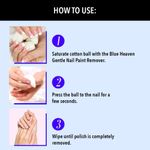 Buy Blue Heaven Gentle Nail Paint Remover (125 ml) - Purplle