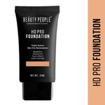 Buy Beauty People HD PRO Foundation 01 Dark Beige - Purplle