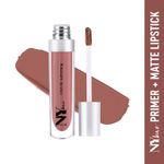 Buy NY Bae Confessions Of A Lip-a-holic Liquid Lipstick | Primer + Matte | Nude Brown | Moisturizing | Long Lasting | Pillow Talk 14 (4.5 ml) - Purplle