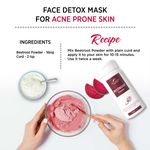 Buy Alps goodness Powder - Beetroot (75 gm)| 100% Natural Powder | No Chemicals, No Preservatives, No Pesticides | Can be used for Hair Mask and Face Mask |Beetroot Face Pack - Purplle