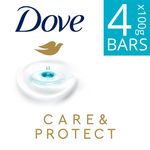 Buy Dove Care & Protect Moisturising Cream Beauty Bathing Bar, 100 g (Buy 3 & Get 1 Free) - Purplle