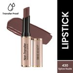 Buy Swiss Beauty Non Transfer Waterproof Lipstick 430 Spice Nude (3 g) - Purplle