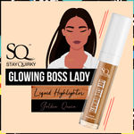 Buy SQ Glowing Boss lady Liquid Highlighter - Golden Queen 21 (9 ml) - Purplle