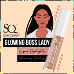 Buy SQ Glowing Boss lady Liquid Highlighter - Gleaming Goddess 07 (9 ml) - Purplle