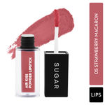 Buy SUGAR Cosmetics Air Kiss Powder Lipstick - 05 Strawberry Macaron- 2 gm |Super Pigmented | Transfer-proof and Water-resistant | Matte Finish - Purplle
