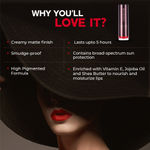 Buy Colorbar Velvet Matte Lipstick Hot Hot Hot 1 - Red (4.2g) - Purplle
