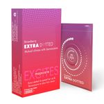 Buy Mojocare Excites Extra Dotted Condoms - Strawberry Flavoured - 10pc | With Benzocaine for Long Lasting Pleasure - Purplle