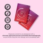 Buy Mojocare Excites Extra Dotted Condoms - Strawberry Flavoured - 10pc | With Benzocaine for Long Lasting Pleasure - Purplle