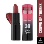 Buy Seven Seas 3D Matte Lipstick Velvet Smooth Full Coverage (Crown Of Thorns) - Purplle