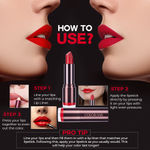 Buy Colorbar Velvet Matte Lipstick Over The Top 81 - Maroon (4.2 g) - Purplle