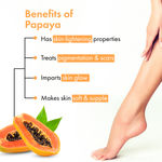 Buy Good Vibes Papaya Brightening Foot Mask | Glowing, Smoothening | Vegan, No Parabens, , No Sulphates, No Animal Testing, No Alcohol (20 g) - Purplle