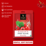 Buy Good Vibes Rosehip Radiance Foot Mask | Nourishing, Brightening | Vegan, No Parabens, No Sulphates, No Animal Testing, No Alcohol (20 g) - Purplle