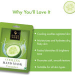 Buy Good Vibes Cucumber Cooling Hand Mask | Moisturizing, Hydrating | Vegan, No Parabens, No Sulphates, No Alcohol, No Animal Testing (20 gm) - Purplle