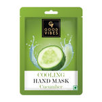 Buy Good Vibes Cucumber Cooling Hand Mask | Moisturizing, Hydrating | Vegan, No Parabens, No Sulphates, No Alcohol, No Animal Testing (20 gm) - Purplle