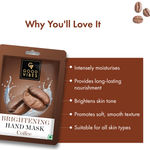 Buy Good Vibes Coffee Brightening Hand Mask | Moisturizing, Cleansing | Vegan, No Parabens, No Sulphates, No Alcohol, No Animal Testing (20 g) - Purplle