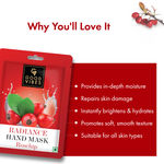 Buy Good Vibes Rosehip Radiance Hand Mask | Glowing, Relaxing | Vegan, No Parabens, No Sulphates, No Alcohol, No Animal Testing (20 g) - Purplle
