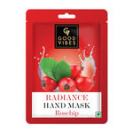 Buy Good Vibes Rosehip Radiance Hand Mask | Glowing, Relaxing | Vegan, No Parabens, No Sulphates, No Alcohol, No Animal Testing (20 g) - Purplle