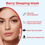 Buy Good Vibes Berry Nourishing Lip Sleeping Mask, Moisturizing, Vegan, No Parabens , No Sulphates, No Mineral Oil, No Silicones, No Animal Testing (12 g) - Purplle