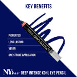 Buy Ny Bae Long Eye-Land | Deep Intense Kajal | Eye Pencil | Shimmer Finish | High Pigmentation | Enriched with Vitamin E And Castor Oil - Blue - Purplle
