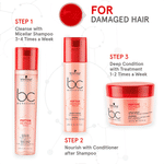 Buy Schwarzkopf Professional Bonacure Peptide Repair Rescue Micellar Shampoo 250 ml - Purplle