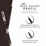 Buy Swiss Beauty Brow Definer Pencil - 03 Deep Brown - 3 - 1.5 gm - Purplle