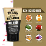 Buy Man Arden Daily Multi-Action De-Tan Face Wash Ubtan Turmeric + Saffron + Rose, 100 ml - Purplle