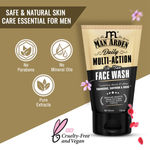 Buy Man Arden Daily Multi-Action De-Tan Face Wash Ubtan Turmeric + Saffron + Rose, 100 ml - Purplle