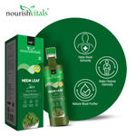 Buy NourishVitals Neem Leaf Juice |Natural & Wholesome | For Healthy Hair & Skin | No Added Sugar, 500ml - Purplle