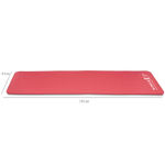 Buy MuscleXP Yoga Mat (10 mm) Extra Thick NBR Material for Men and Women, Exercise Mats with Carrying Strap for Workout, Yoga, Fitness, Pilates (Red) - Purplle