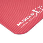 Buy MuscleXP Yoga Mat (10 mm) Extra Thick NBR Material for Men and Women, Exercise Mats with Carrying Strap for Workout, Yoga, Fitness, Pilates (Red) - Purplle