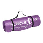 Buy MuscleXP Yoga Mat (13 mm) Extra Thick NBR Material for Men and Women, Exercise Mats with Carrying Strap for Workout, Yoga, Fitness, Pilates (Purple) - Purplle