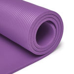 Buy MuscleXP Yoga Mat (13 mm) Extra Thick NBR Material for Men and Women, Exercise Mats with Carrying Strap for Workout, Yoga, Fitness, Pilates (Purple) - Purplle