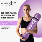 Buy MuscleXP Yoga Mat (13 mm) Extra Thick NBR Material for Men and Women, Exercise Mats with Carrying Strap for Workout, Yoga, Fitness, Pilates (Purple) - Purplle