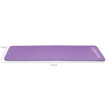 Buy MuscleXP Yoga Mat (13 mm) Extra Thick NBR Material for Men and Women, Exercise Mats with Carrying Strap for Workout, Yoga, Fitness, Pilates (Purple) - Purplle