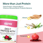 Buy OZiva Daily Protein Activ For Women with Clean Whey Protein, Multivitamins & Probiotics - Purplle