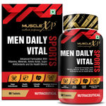 Buy MuscleXP MultiVitamin Men Daily Sports with 47 Nutrients (Multi Vitamins, Multi Minerals, Amino Acids & 7 Health Blends) - 60 Tablets x Pack of 3 - Purplle