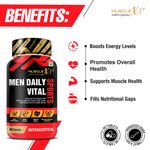 Buy MuscleXP MultiVitamin Men Daily Sports with 47 Nutrients (Multi Vitamins, Multi Minerals, Amino Acids & 7 Health Blends) - 60 Tablets x Pack of 3 - Purplle