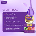 Buy Vaadi Herbals Under Eye Cream - Almond Oil & Cucumber Extract (30 gm) - Purplle
