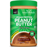 Buy NourishVitals Vegan High Protein Peanut Butter (Extra Crunchy), 34g Protein, Classic Roast, Unsweetened, 100% Natural, No Added Sugar, Salt or Oils (750 g) - Purplle