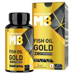 Buy MuscleBlaze Omega 3 Fish Oil Gold 1250mg, 60 capsules - Purplle