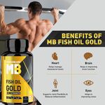 Buy MuscleBlaze Omega 3 Fish Oil Gold 1250mg, 60 capsules - Purplle