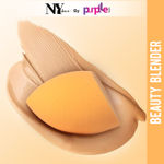 Buy NY Bae Pro Beauty Blender | One Cut Olive Blender | Orange | Flawless Makeup Application | Maximum Coverage - Dreamy 05 - 1 Pc - Purplle