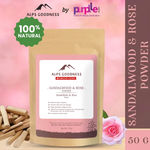 Buy Alps Goodness Sandalwood & Rose Powder (50 gm) - Purplle