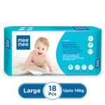 Buy Mee Mee Premium Breathable Baby Diapers (Large, 18 pcs) - Purplle