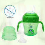 Buy Mee Mee Easy Grip Sipper Cup with Twin Handle (180 ml) and 2 in 1 Spout and Straw Sipper Cup (150ml) - Purplle