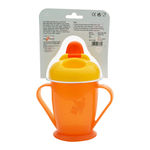 Buy Mee Mee Easy Grip Sipper Cup with Twin Handle (180 ml, Orange) and 2 in 1 Spout and Straw Sipper Cup (150ml, Orange) - Purplle