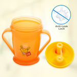 Buy Mee Mee Easy Grip Sipper Cup with Twin Handle (180 ml, Orange) and 2 in 1 Spout and Straw Sipper Cup (150ml, Orange) - Purplle