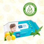 Buy Mee Mee Caring Baby Wet Wipes with Lemon Fragrance - 72 pcs (Pack of 5) - Purplle