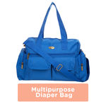 Buy Mee Mee Multipurpose Diaper Bag (With Changing Mat, Blue) - Purplle